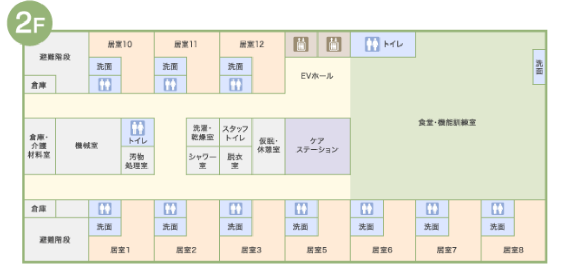 2F フロアガイド